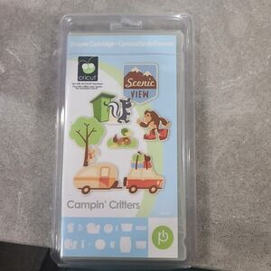 Cricut Cartridge Campin' Critters New Sealed Cartridge Camping Provo Craft